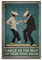 Terp Poster mit Aufschrift Dance To The Beatof Your Own Drum, Wandkunst, Geschenk für Freunde, Schlafzimmer, Wohnzimmer, Dekoration, modern, ästhetisch, ungerahmt, 50 x 75 cm