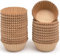 Gcardist Groß Braun Muffinförmchen Cupcake Becher 200 Stück Lebensmittelqualität Muffinpapier Natürlich Backförmchen Cupcake Hüllen (Große Größe)