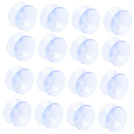 PHENOFICE 30 Stück Transparente Anti-rutsch-Matte Für Glastische Doppelseitige Saugnäpfe Langlebige Saugnapf-Pads 30 Mm