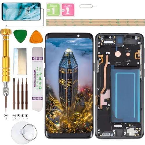 Gadget Troops Incell Kit de remplacement d'écran LCD pour Samsung Galaxy S9 DUOS SM-G960F/DS, G960F, G960U, G960U1, G960W, G9600, G960N, SCV38, G960X, SC-02K Noir