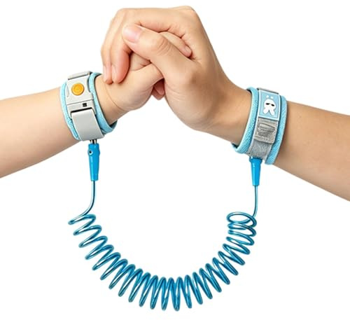 Handledslänk för barn Reflekterande magnetisk säkerhetsrem för handled | Småttingars armbandslänk för pojkar och flickor resor utomhus camping promenader museum vardagspendling semester