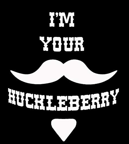 Makarios LLC Tombstone Huckleberry Cars Trucks Vans Walls Laptop MKR (5,5x4,75 Zoll) Weiß MKR678