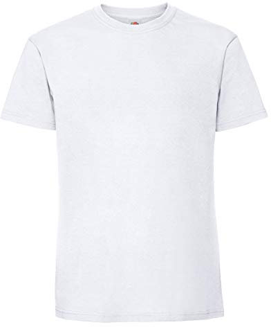 Fruit of the Loom Ringspun Premium T Herren T-Shirt NEU, Farbe:weiß, Größe:L
