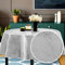 Melody Wachstuch Tischdecke 260 x 140 cm eckig Granit hellgrau #6215-01