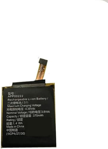 Uniamy APP00222 Replacement Battery Compatible with Apack ART5004 Smart Watch Fossil Q Exploraist gen 3 Apack ART5004 Smart Watch