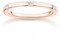 THOMAS SABO Bague pour femme avec pierres blanches en argent sterling 925 plaqué or rose 750 TR2396-416-14, 54, Argent sterling, Zircone cubique