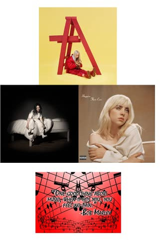 Billie Eilish Complete CD Studio Album Collection with Art Card