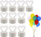 Luftballons Gewichte Kunststoff Set, 10 Stück Ballongewichte für Heliumballons Herz Quastenkegel für Geburtstag Tischdekoration Gastgeschenke Hochzeiten Dekoration (style heart)