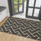 Biscpro Indoor Door Mats,80x120cm Door Mat Non Slip Backing,Dirt Trapper Mat Absorbent Non-Slip Doormat for Entrance,Inside,Kitchen,Front Back Door,Pets and Garden-Dark Gray