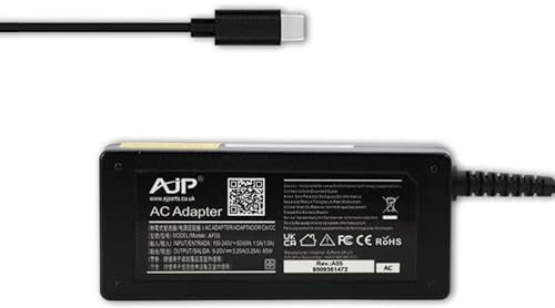 New USB C 65W Ac Adapter Compatible With Asus AD10380, A19-065N3A, 0A001-00892300 Laptop Notebook Charger Power Supply 20V 3.25A Type-C Power Cord