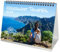 Reisezauber Teneriffa DIN A5 Tischkalender für 2025 Santa Cruz Spanien - Inhalt: 1x Kalender 1x Weihnachtsanhänger 1x Grußanhänger (gesamt 3 Teile)