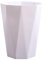 siduytin Poubelle polyvalente pour n'importe quelle pièce - Large application Look soigné Cuisine Chambre Ménage Bureau Déchets Fond antidérapant, Blanc, S