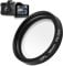 34mm Dash Cam CPL Polarising Filter for Miofive S1 Series Dashcam Anti-Glare Circular Polarizer Lens Reduce Reflection Improve Recording Quality for Car Camera Lenses(Black)