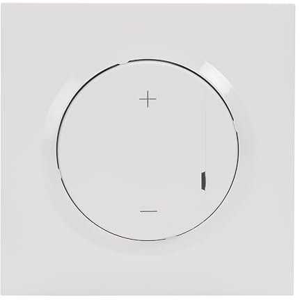 LEGRAND | Variateur Universel Sans Neutre 2 Fils 125W Dooxie Complet Blanc, Compatible Avec Ampoules Dimmables, Réglage Luminosité Haut Et Bas, Installation Sans Fil De Neutre