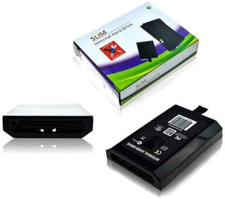 AARONMEI Compatible avec console Xbox 360 Slim/360 E – Disque dur interne de rechange (60 Go à 500 Go) pour une capacité de stockage améliorée (320 Go)