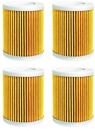 Filtro olio for moto 2/4/6 pezzi for YMH CP250 CP 250 Morphou Majest YP250 YP 250 Gran YP400 Xmax YP 400 X-Max 04-20 Parti(4pcs-yellow)