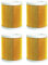 Filtro olio for moto 2/4/6 pezzi for YMH CP250 CP 250 Morphou Majest YP250 YP 250 Gran YP400 Xmax YP 400 X-Max 04-20 Parti(4pcs-yellow)