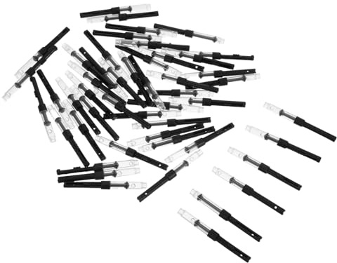 PRETYZOOM 50pcs Refillable Ink Converter Empty Plastic Filler for Fountain Pen Ink Reservoir Converter Fountain Pen Accessory
