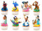30 x Kuchen-, Backwarendekoration aus Esspapier zum Aufstellen mit Motiv „Aladdin“