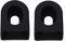 Alomejor Kurbelarmschutz Kurbelgarnitur Shell Case Kurbelarmstiefel für Fahrradteile(Schwarz)