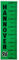Hannover 96 Aufkleber - Messlatte - Wandtattoo Maßband, Wandsticker H96 - Plus Lesezeichen I Love Hannover