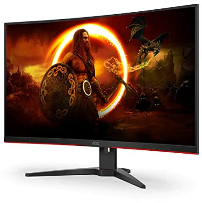 AOC Monitor Gaming C32G2AE- 32 Curved 1500R Full HD, 160Hz, 1ms, VA, Freesync Premium, 1920x1080, 250 cd/m, D-SUB, HDMIx2, Displayport 1x1.4