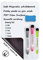 DONGDA A4 Magnetfolie Whiteboard Magnet 20 * 30cm Weiß Magnetfolie Selbstklebend Wandtafel Folie Magnetisch Whiteboard Sticker DIY, Magnettafel Für Notizen oder zur Planung von Mahlzeiten für Familie