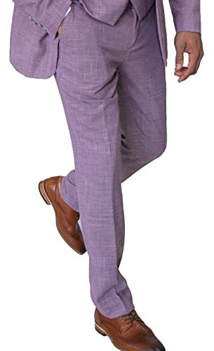 SIRRI Business Slim Fit Hose für Herren in Flieder, Größe 34