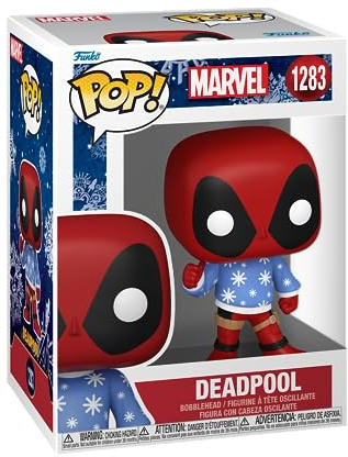 Funko Pop! Marvel: Holiday - Deadpool - (SWTR) - Marvel Comics - Collectable Vinyl Figure - Gift Idea - Official Merchandise - Toys for Kids & Adults - Movies Fans - Model Figure for Collectors