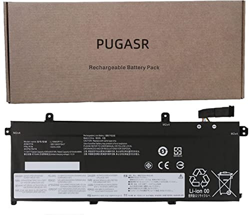 PUGASR L18M3P73 L18M3P74 Laptop Akku Kompatibel mit Lenovo ThinkPad T490 T495 P43S T14 P14S Gen 1st 2nd Series 02DL008 L18C3P71 L18L3P73 L18M4P73 L18M4P74 02DL007 SB10K97646 SB10K97647 11.52V 51Wh