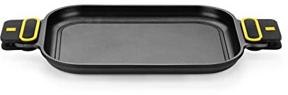 BRA Daily Pro Plancha 32x24cm aluminio fundido, antiadherente sin PFOA, apta para todo tipo de cocinas e inducción
