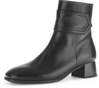 Gabor Damen Ankle Boots, Frauen Stiefeletten,Best Fitting,uebergangsstiefel,knöchelhoch,reißverschluss,Stiefel,Bootee,schwarz,37 EU / 4 UK