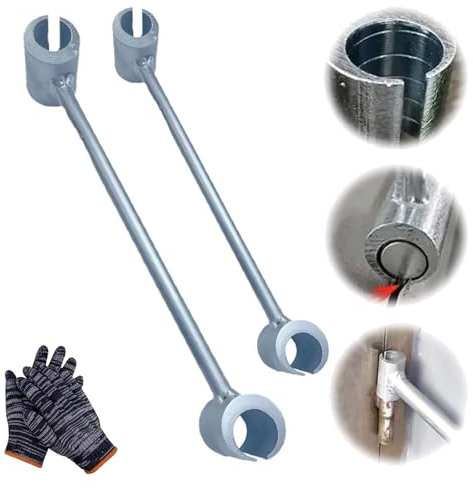 Gienslru Hinge Gap Adjusting Wrench, Door Hinge Repair Tool, 14-18mm & 23-25mm
