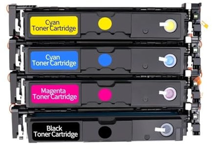 QMLQRGKF Kompatibles Tonerkartuschenset CRG-069 Kompatibel mit MF754cdw MF750C MP752cdw MF756cx LBP673C CDN Cdw LBP674cx Drucker mit Chip(NO CHIP-1SET)