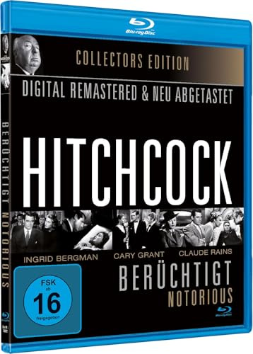 Notorious – Berüchtigt (Weisses Gift) Meisterhafter Alfred Hitchcock Spionage-Klassiker mit Ingrid Bergman & Cary Grant (WME Film Klassiker)[Blu-Ray]