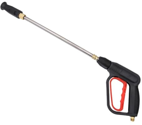 WheatThrive Ugello rotante a 360 gradi, pistola a spruzzo per idropulitrice, getto d'acqua regolabile per lavaggio auto, pulizia patio, attrezzature elettriche da giardino, punta turbo in ottone