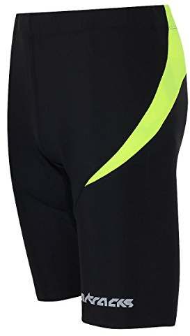 Airtracks Herren Funktions Laufhose Kurz Pro - Lauftight - Running Tight - Laufshorts - Sporthose - Jogginghose - Kompression - Atmungsaktiv - Schnelltrocknend - Reflektoren