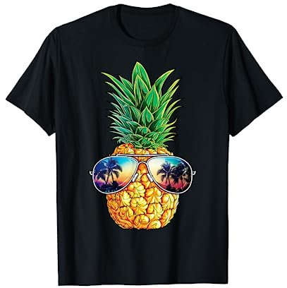 Ananas Sonnenbrille T shirt Aloha Beaches Hawaiian Hawaii T-Shirt
