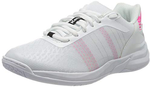 Kempa Damen Attack Contender Women Handballschuhe, Mehrfarbig (weiß/pink 03), 37.5 EU (4.5 UK)