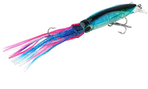 Zerone Angelhaken Haken 23cm / 40g Blau, Einheitsgröße, Edelstahl, Nadelspitze, 1 Stück, für Wahoo