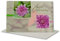 Geburtstagskarten Set 200 Stück mit Umschlag Weiß DIN B6 - Motiv Rosa Blume & Steine - Zum Geburtstag Alles Gute - Glückwunschkarte Geburtstag Klappkarte