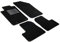 MDM SP-2648 Fußmatten Velours Autoteppich passend für Peugeot 206 2007>2013, black