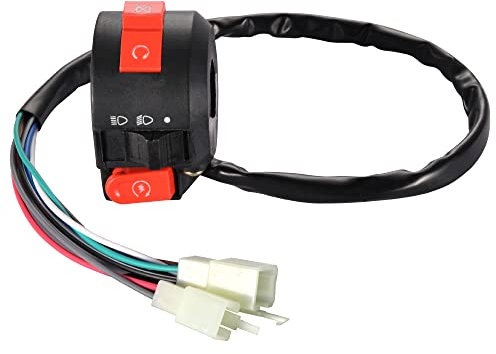 WOOSTAR 7/8 22mm Motorrad Lenkerschalter Montage Ersatz für Taotao 50ccm 70ccm 90ccm 110ccm 125ccm 150ccm ATV Quad 4 Wheeler SunL Kühler