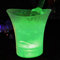 NOPNOG 5L Kunststoff Eiskübel, mit Licht, Champagner-Biereimer, wasserdicht, für Bars Party (Grün)