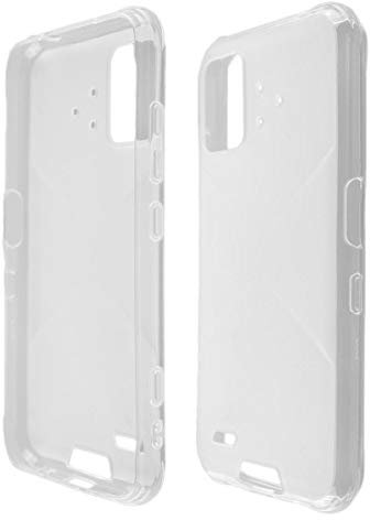 caseroxx Schutzhülle für UMIDIGI Bison in weiß-transparent – Flexibles TPU-Case aus stoßfestem Gummi, passgenaue Handy-Tasche mit Kantenschutz & rutschfestem Grip
