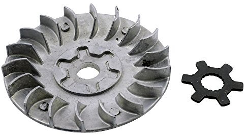 VANEZ Riemenscheibe + Stern Minarelli kompatibel für 13mm Kurbelwellenstumpf, Yamaha Aerox, MBK Nitro