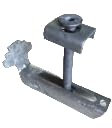 SPH 20 Stück Gitterrost-Klemme verzinkt für Maschenweite 30x10mm bis Rosthöhe 40mm, Stahl