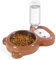 Dog Bowls, Cat Food and Water Bowl Set with Water Dispenser and Stainless Steel Bowl for Cats and Small Dogs