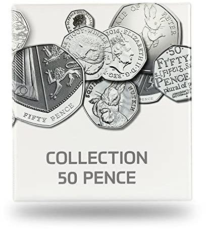 Album 50 Pence - 200 Coins Album/SCHULZ Extra Strong Professional Collection-2021 - Coin Holder Book Money Case Folder for Collectors