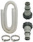 MEZYJIUCOM Poolschlauch Adapter 2 Stück for für pool schlauch 38mm und 32mm und 1 pool schlauch 150 x 3,2cm für Oberirdische Pools Zubehör